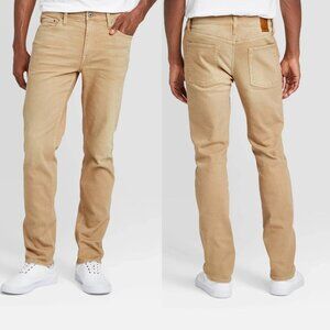 38x32 - Mens Slim Fit Jeans - Goodfellow Co - Khaki